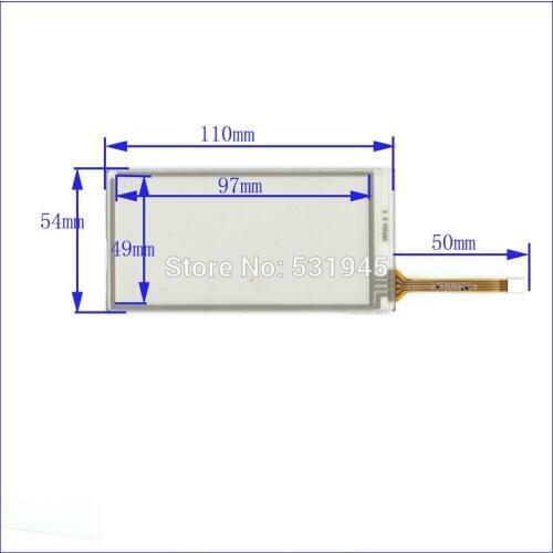 ZhiYuSun 110mm*54mm XWT604 110*54GPS navigation 6 -inch resistive touch screen display on the outside flat screen handwriting