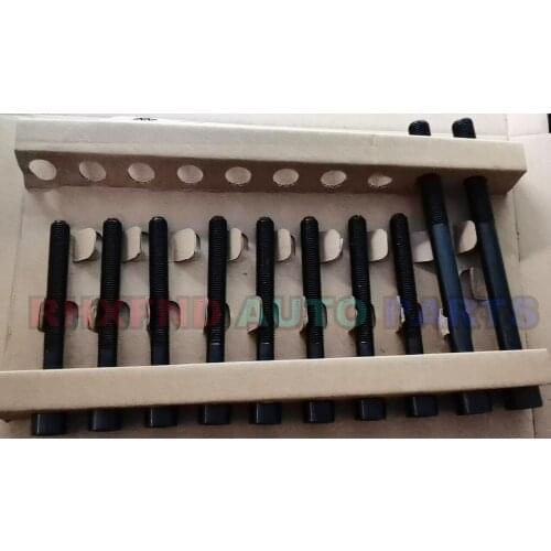 1 set 10 pieces G4GC Cylinder Head Bolt Nuts For Hyundai Sonata Tucson 1975cc 2.0L