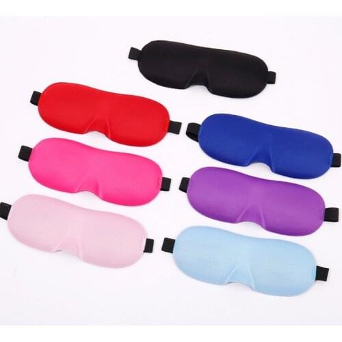 1Pc 3D Eye Mask Soft Sponge Padded Travel Sleeping Natural Cover Blindfold Sleep Aid Women Men Soft Portable Travel Eyepatch