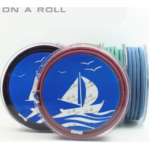 4mm Twisted Twine Milan Cord Jewelry Accessories Macrame Rope Necklace String Cords BIG SIZE 20M/ROLL