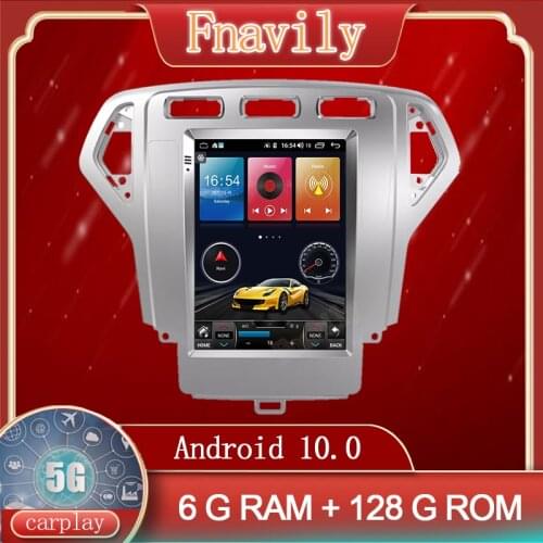 Android 10 Car Radio For Ford Mondeo Car DVD Player Multimedia System Stereo GPS Autoradio Navigation Vertical Screen 10.4"