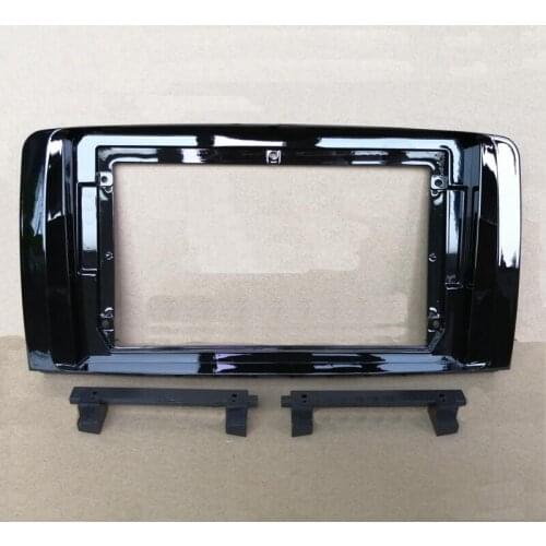Car Fascia Navigation Frame Dash Frame Kit For 9" Android Multimedia Player For W251 R300 R350 R Class 2006 2007 2008 2009 ~2014