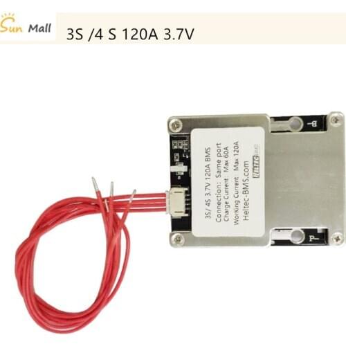 BMS 18650 Battery Protection Board 3S 4S Balance 100A 120A 160A 200A 300A 12.6V/16.8V Li-ion/LiFePo4 Ups inverter, motorcycle