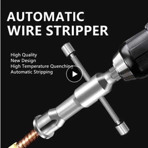 Quick Automatic Stripper Automatic Wire Tool Line Cable Wiring Harness Electrical Equipment Wire Stripper Connector Hand Tools