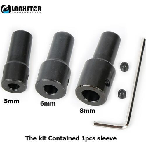 For PCB CNC Lathe Hand Drill B12 Chuck Connect Sleeve Capacity 1.5~10mm Miniature Drill Chucks Brass or Steel Sleeves