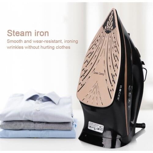 2200W Electric Ironing Machine Ceramic With Temperature Controller High Quality Cordless Handheld Garment Steam Iron 220V YT08