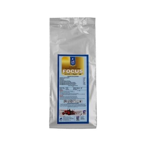 İTHAL YAPRAK GÜBRESİ FOCUS 10-0-40 (2MgO)+TE 2.5 KG