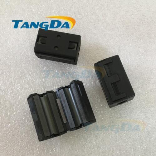 Ferrite cores EMI clamp Ferrite join Channel-type suppressor Clip-on anti-interference UF ID6mm Cable shield Filtering square A