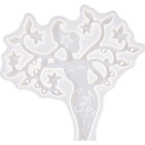 Resin Casting Mold Jewelry Display Rack Epoxy Crafting Mould Rings Craft