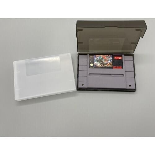 The game storage box for Super Nintendo Entertainment System SNES of American version