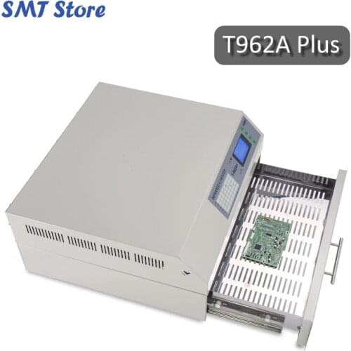 Free ship! New T962A Plus Reflow Oven 450*370mm 2300w Infrared IC Heater BGA SMD SMT LED Soldering Welding Sation Puhui T-962A