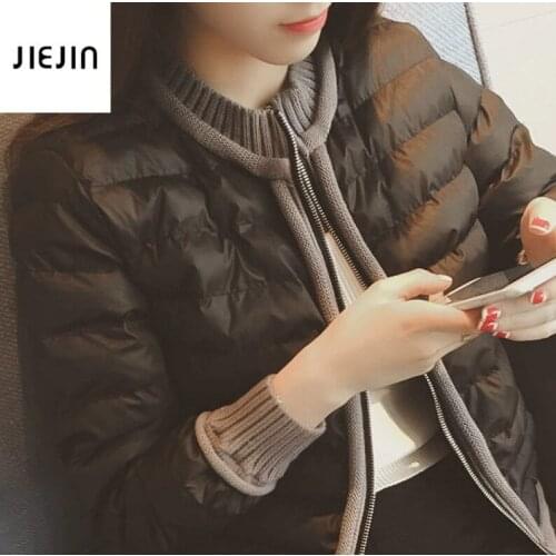 Женские черные куртки JIEJIN China At AliExpress