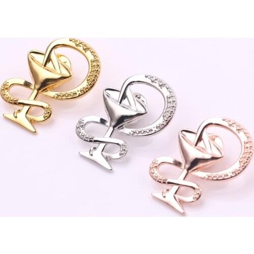Fashion Bowl Pin Badge Brooch Jewelry Nurse Doctor Medical Symbol Pin Women Accessories Gift