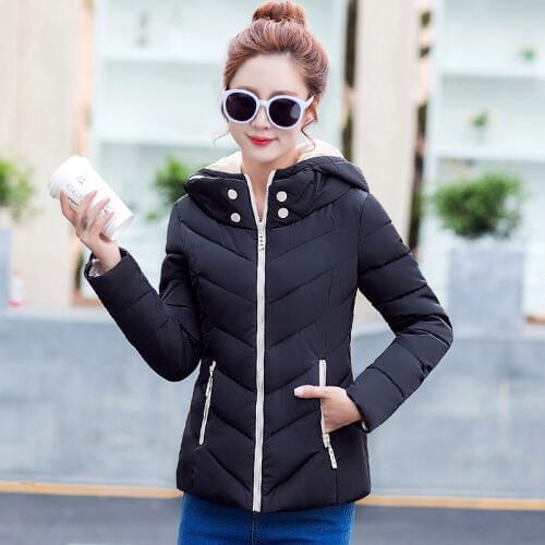 Fashion warm coat jacket thin Hooded women jacket coat for cold weather winter autumn spring coat jacket for warm outwear coat