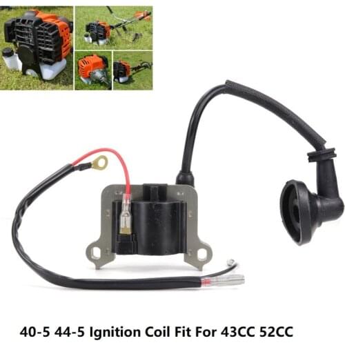 40-5 44-5 Magneto Ignition Coil Module with Wire Fit 43CC 52CC Lawn Mower Brush Cutter Grass Trimmer Garden Tools Accessory