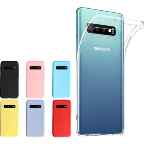Soft case for Samsung galaxy S10 5G cover S20 ultra A51 A50 A71 M40S A30S A10 transparent silicone case for samsung S10 5g cover