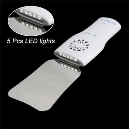 Oral anti-fog Mirror With LED Light Dental Stainless Steel Defogging Reflector Orthodontic anti-fog Camera Mirror With Soft Wind
