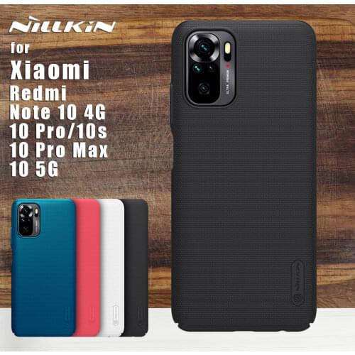 Nillkin For Xiaomi Redmi Note 10 Pro case Super Frosted Protective Back Cover case for Redmi Note 10 / 10 Pro Max
