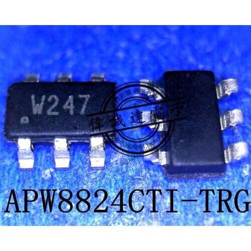 1Pieces new Original APW8824CTI-TRG APW8824C type W247 SOT23-6 In stock real picture
