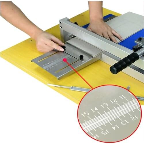 New style v cut grooving machine cardboard manual carton slotting machine