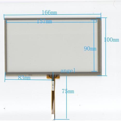 6.8 inch 166 * 100 GPS navigation peripheral touchscreen Philco Huayang journey