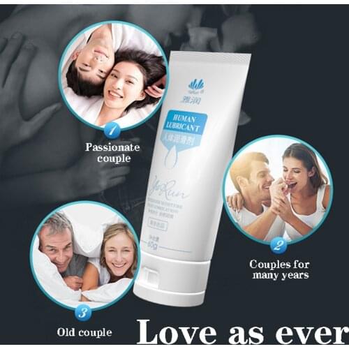 Sex Lubricant 60g Lubricants Water-based transprant Human body Sex Oil Vaginal Anal Gel Adults Sex Product Homosexual
