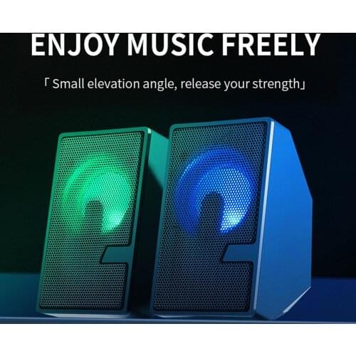 Wired Notebook Speaker Antimagnetic Portable Subwoofer 360-degree Three-dimensional Lightweight Play Games Smoothly Speaker