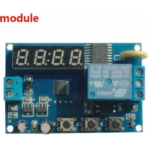 Real-time relay / timer switch / clock synchronization / time control / delay module / timing circuit board