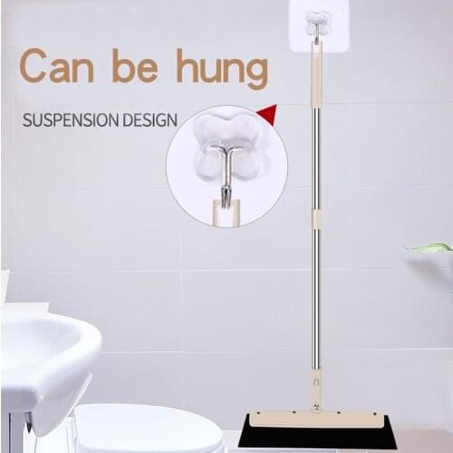 Clean Sweep Scraping Dust Hair Bathroom Glass Wiper Blade Cleaning Sweeper Magic Broom Rubber Mop Multifunctional Household Item