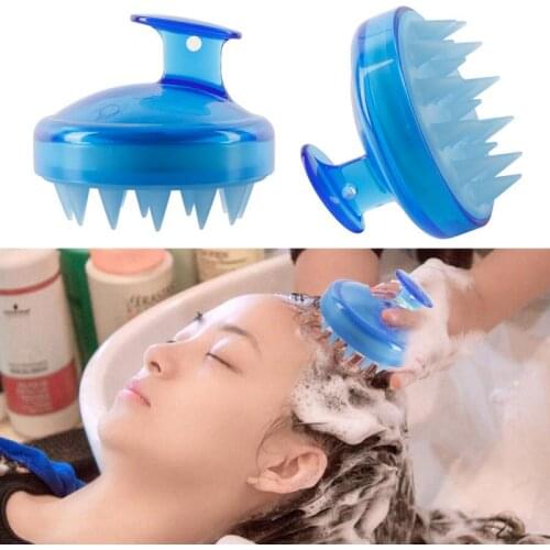 Silicone Shampoo Scalp Hair Massager Shampoo Massage Comb Bath Massage Brush Scalp Massager Hair Shower Brush Comb Care Brushes