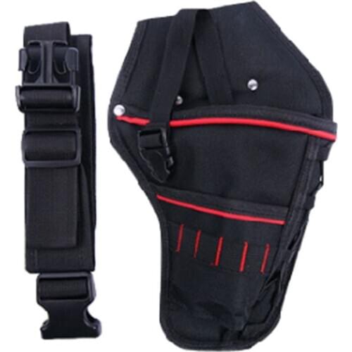 Waterproof Drill Holster with Waist Belt Storage Bag for Driver Screw Bit Wrench Drill Holster
