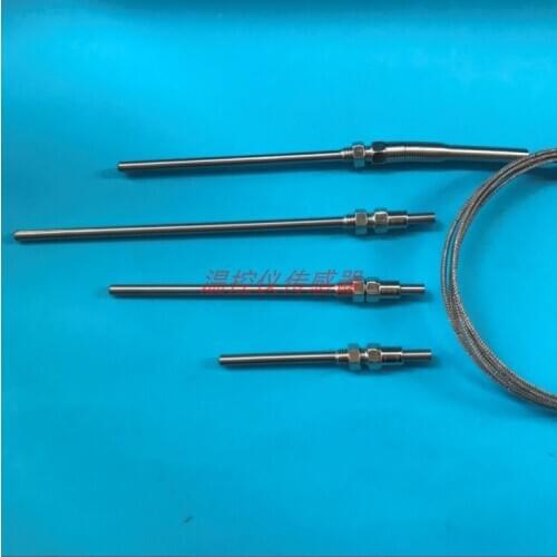 WRNX-10 imported probe thermocouple temperature resistant temperature sensor M8 threaded installation K type 1m 1.5m 2m 3m
