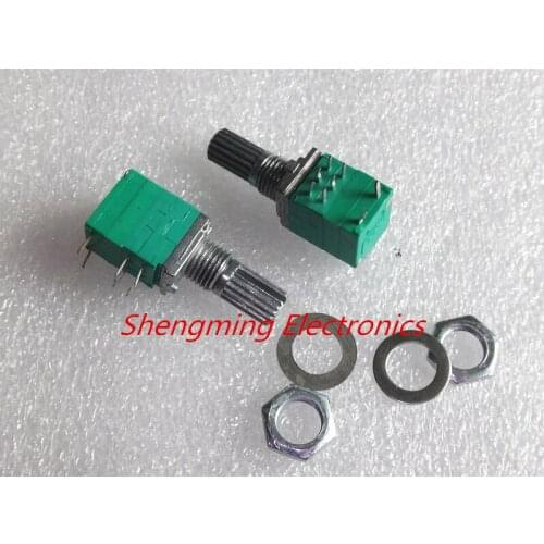 10pcs 8pins with switch B50K RV097NS Audio Amplifier Sealed Dual Potentiometer