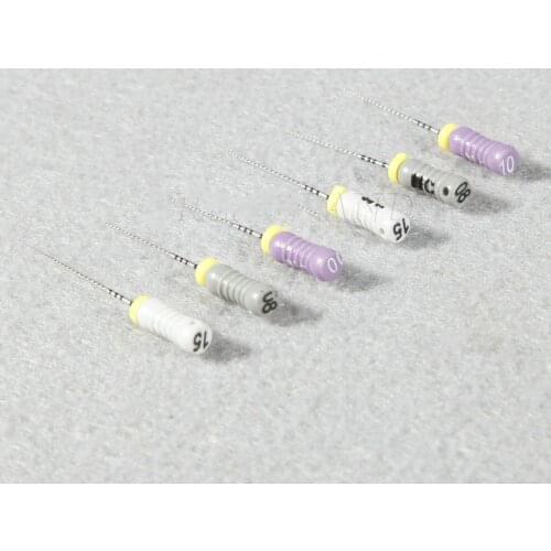 12pcs/Box Teeth Whitening Dental Canal Root C Files 25mm Dentist Tools Can Bend for Preparing Root Canal Treatment