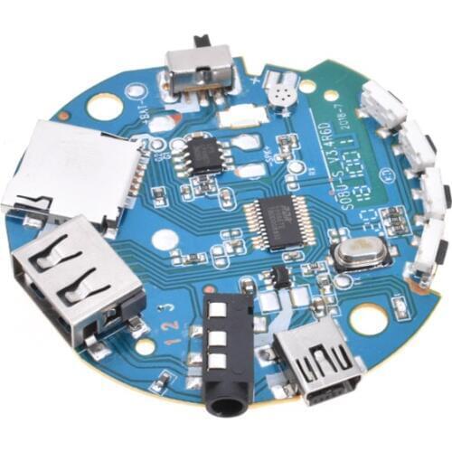 3.7-5V Multifunction Bluetooth Receiver Audio Amplifier Board MP3 Decoder