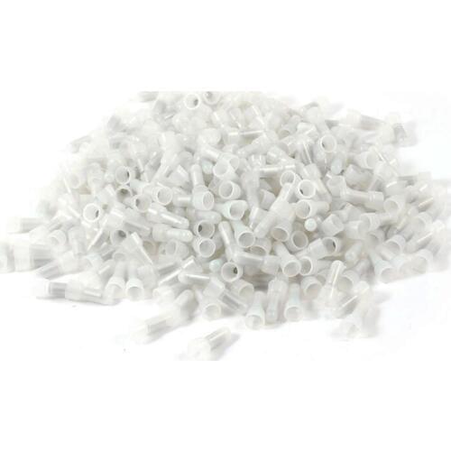 300 Pcs CE-1 Closed End Wire Connectors 22-18 Gauge Crimp Caps White