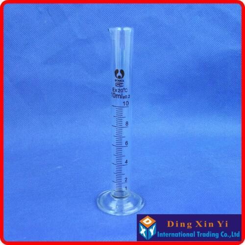 4 pieces/lot) 10ml graduated cylinder,glass graduate glass measuring cylinder,measuring graduates