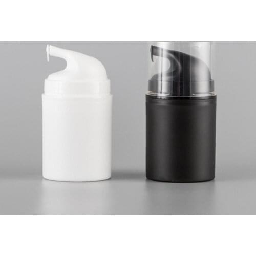 50ML white/black plastic airless bottle lotion emulsion serum foundation gel essence skin care cosmetic packing