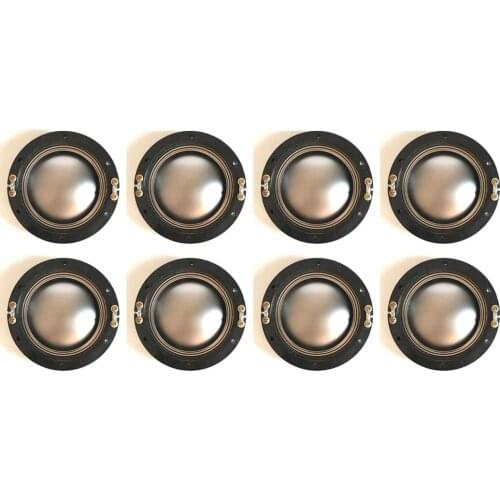 8pcs Aluminum 72.2mm 72.5mm Treble Voice Coil Speakers 72 core Titanium Film Tweeter Ring Voice Diaphragm Speaker Accessories DI