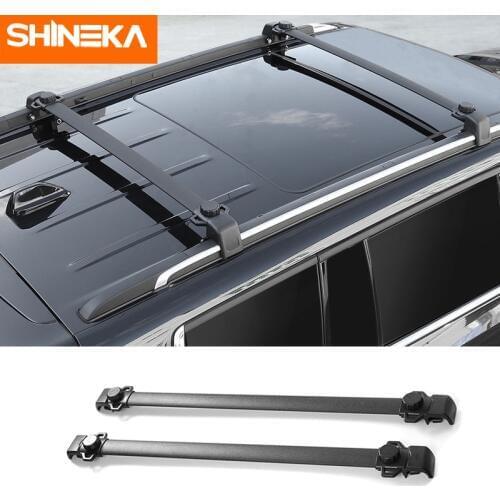 SHINEKA Roof Racks For Jeep Patriot 2011-2016 Car Roof Luggage Bracket Roof Rack Rails Bars Cross Bars for Jeep Compass 2017
