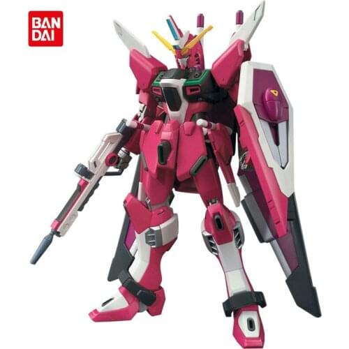 Bandai Assembled Gundam Anime Model HGUC 231 1/144 ZGMF-X19A JUSTICE Action Figure Robot Decoration Toy Gift