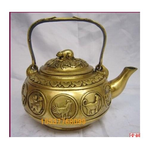 Bronze crafts decoration copper pot lucky pot home supplies pot Brass Fine Arts Crafts decoration