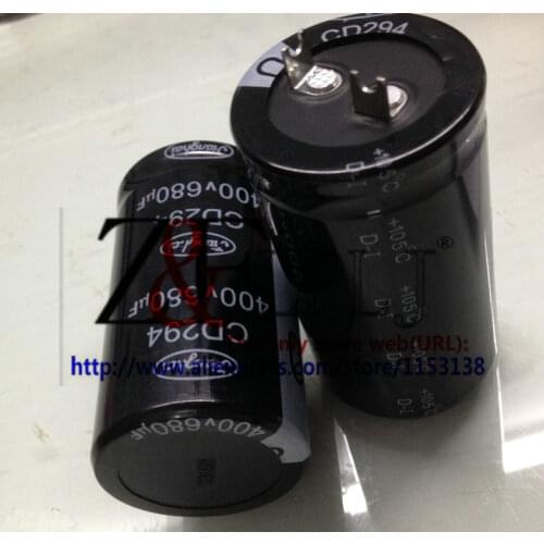 CD294 400V680UF 400V 680UF 680UF400V 680UF/400V 35X60MM 105Celsius New Original 2PCS/lot