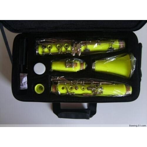 Color clarinet Bb great material technic tone yellow MORE COLORS