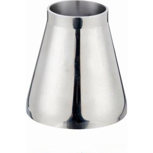 76mm To 32 38 45 51 57 63mm OD Butt Welding Concentic Reducer SUS304 316L Stainless Sanitary Pipe Fitting Coupliing Homewbrew