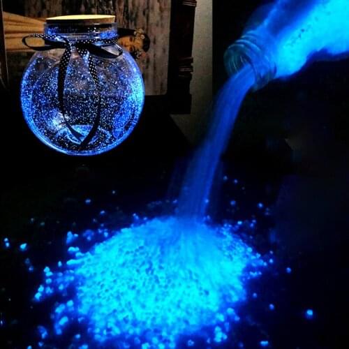 Glow In The Dark 10g Luminous Party DIY Bright Noctilucent Sand Paint Star Wishing Bottle Fluorescent Particles Kid Gift