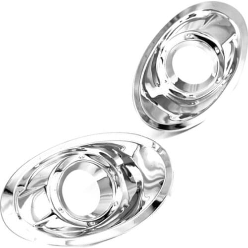 Chrome Front Fog Light Cover Trim for Ford Fiesta 2008-2011