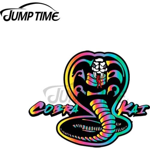 JumpTime 13 x 7.5cm For Copy of Cobra Kai Personality Creative Car Stickers Vinyl Material Decal Car Accessories Decoration