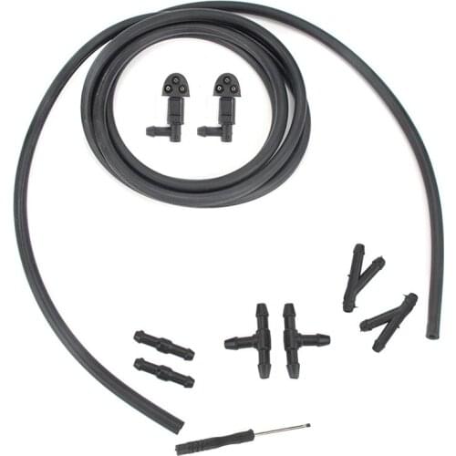 Windshield Hood Nozzle 3 Hole Car Windshield Washer Wiper Water Spray Nozzle Set for Chevrolet Cruze 2009-2014 94556605