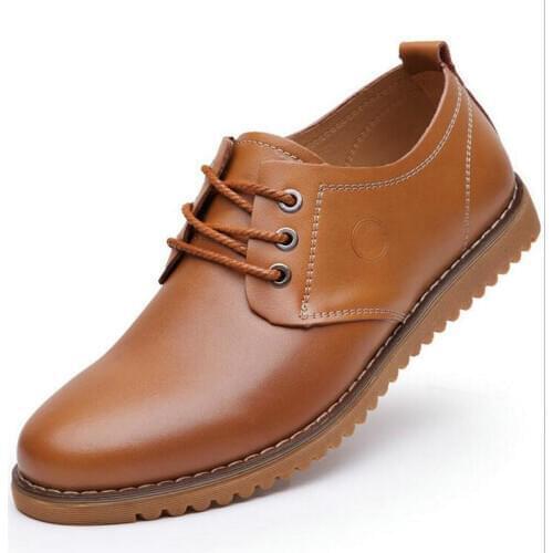 Out New Men Shoes for Men Formal Shoes Genuine Leather Business Dress Shoes Breathable Oxford Shoes Summer Style Men Flat